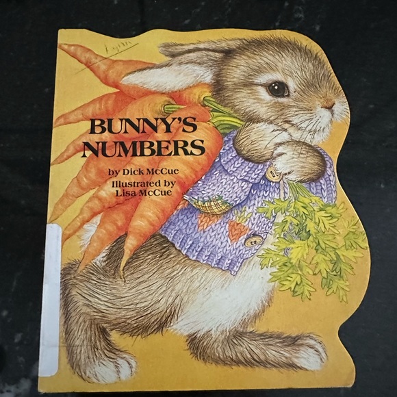 Vintage Bunny’s Numbers Board book 1984 - Picture 1 of 4